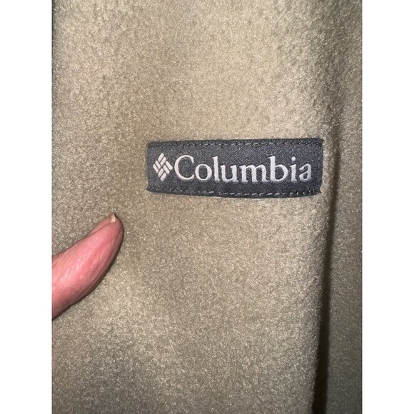 Columbia Steens Mountain™ Fleece Vest Mens  XXL Beige & Brown Zip-Up Outdoor - Picture 5 of 9